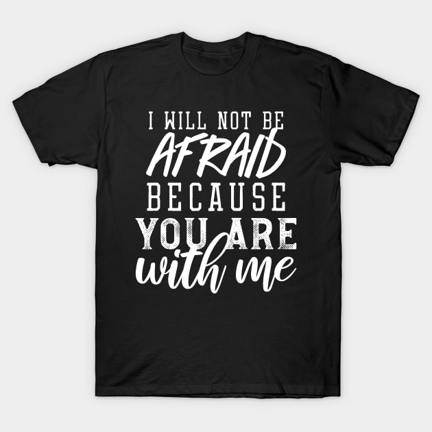 Fearless Faith: Inspiring Bible Typography II T-Shirt by FlinArt